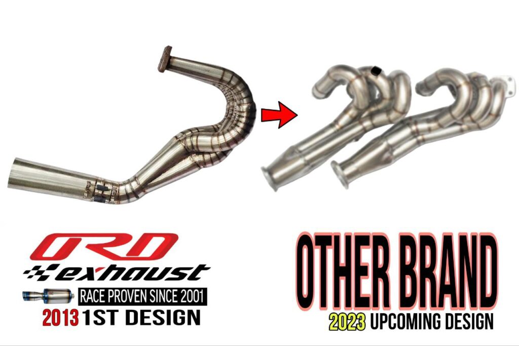 ORD exhaust Pioneer Piecut Header Nasional