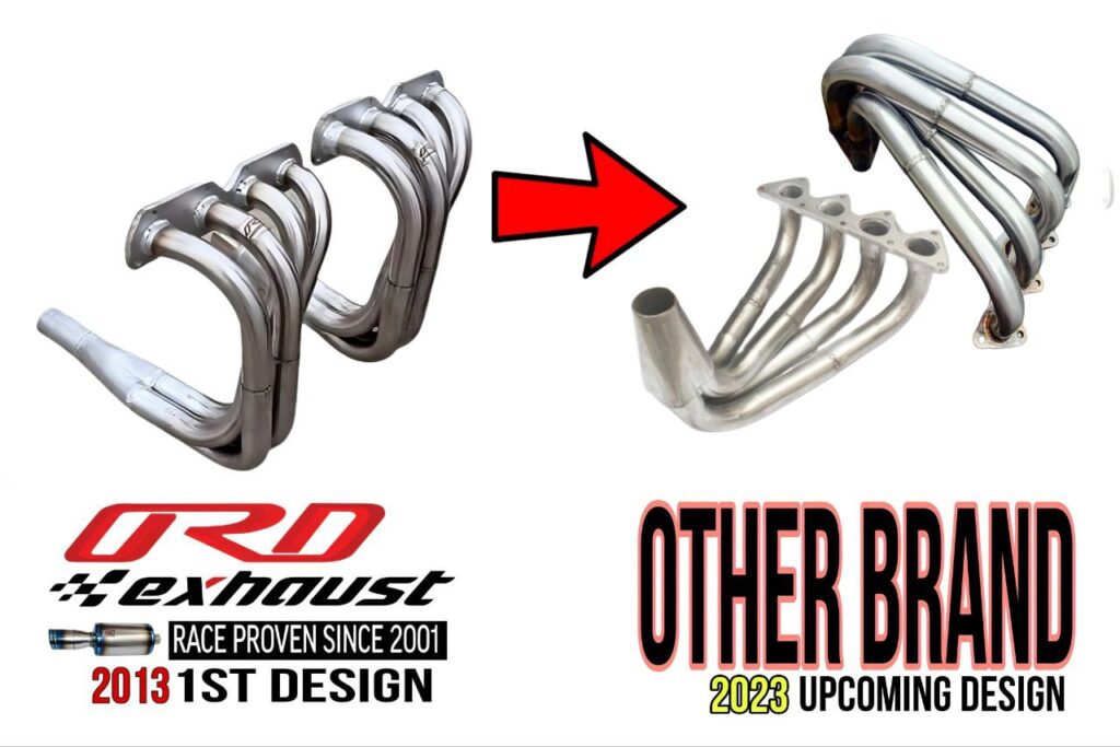 ORD exhaust Pioneer Stepped Header Nasional